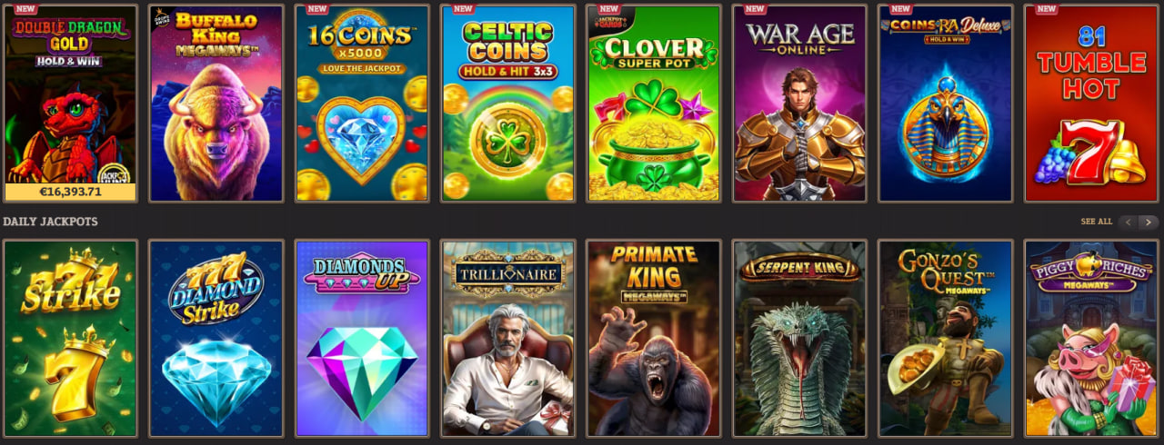 spinboss casino jackpots